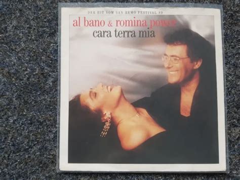 AL BANO Romina Power Cara Terra Mia 1989 Vinyl 7 Inch Single Vg