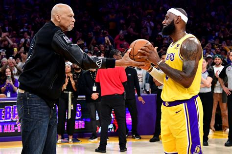 Lebron James Kareem Abdul Jabbar Overcame Frosty Past