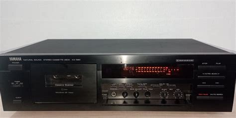 Yamaha Cassette Deck KX-580, Audio, Other Audio Equipment on Carousell