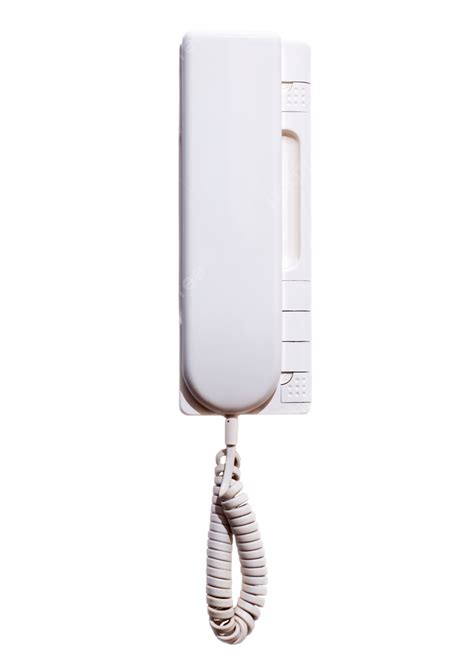 interphone isolated  white interphone security interphone security