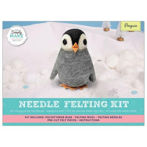 Simply Make Penguin Needle Felting Kit