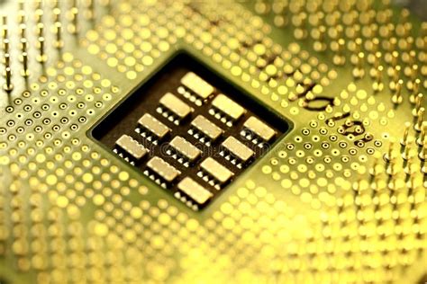 Computer Microprocessor Stock Image Image Of Microchip 17304717