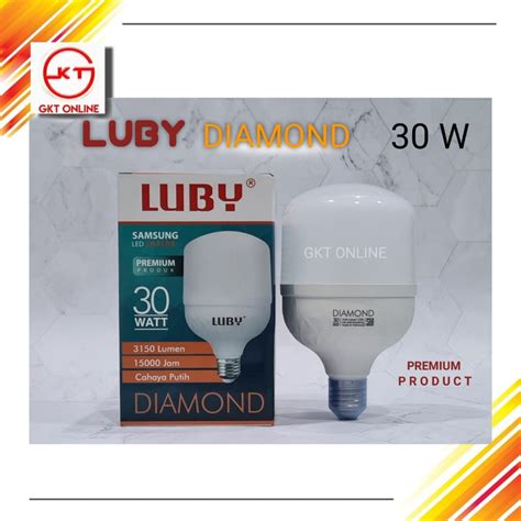 Jual Lampu Led Capsule Luby Diamond 30 Watt Cahaya Putih Shopee Indonesia