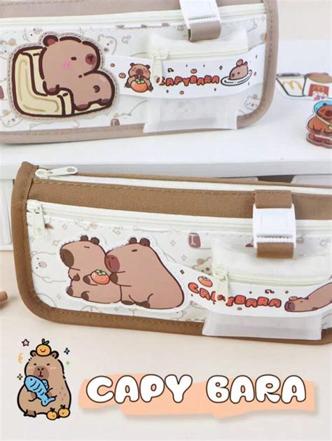 Capybara Themed Stationery Pencil Case With High Appearance And Gender