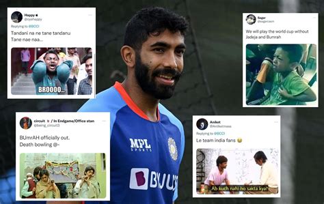 T20 World Cup 2022 No Jasprit Bumrah No Trophy Fans React As Jasprit Bumrah Is Officially