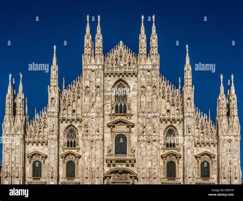 Milan Cathedral Milan Italy Stock Photo Alamy