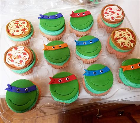 Ninja Turtle Cupcake Ideas