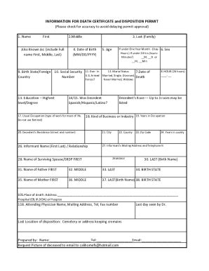 Fillable Online Medical Examiner Disposition Authorization Fax Email