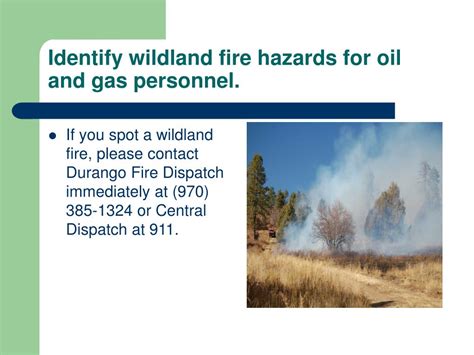 Ppt Wildland Fire Safety In Oil And Gas Fields Powerpoint