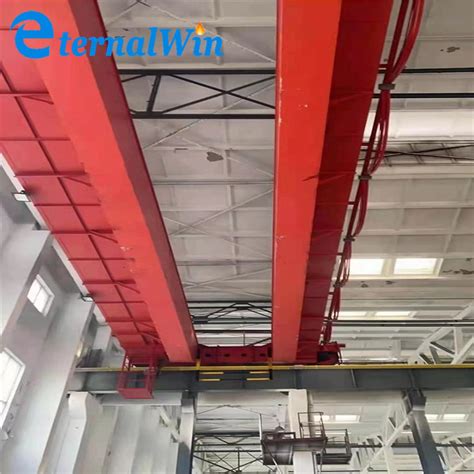 Heavy Duty Qd Model Proof Explosion Double Girder Overhead Crane 35 Ton