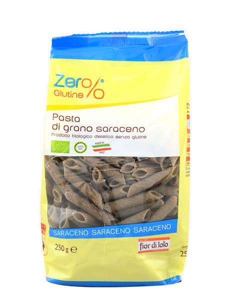 Zero Glutine Penne Di Grano Saraceno Di FIOR DI LOTO 250 Grammi