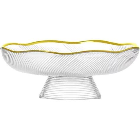 Corbeille Fruit Plateau En Verre De Fruits Maison Salon Table Basse