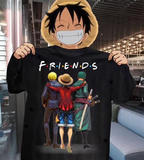 One Piece Fan Gift One Piece Shirt Luffy Zoro Sanji Friends Tshirt 2D