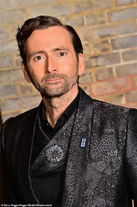 David Tennant Sports A Doctor Who Badge At The Rolling Stone Uk Awards