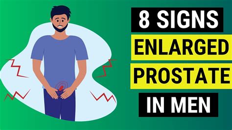 8 Signs You Have Enlarged Prostate Bph Men Youtube