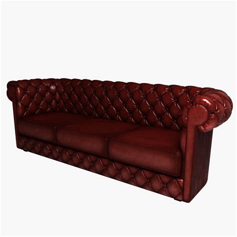 Chesterfield Sofa 3d Model 39 Unknown Max Fbx Obj Free3d