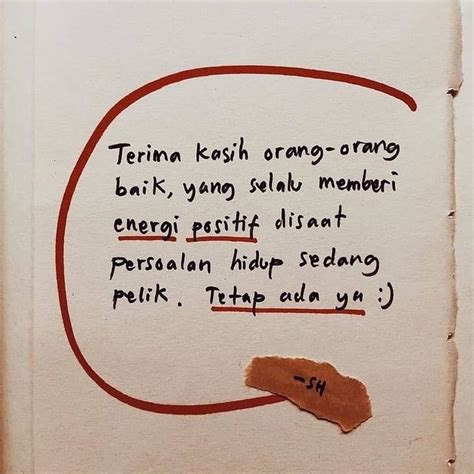 Terima Kasih Orang2 Baik Kutipan Buku Kutipan Motivasi Kata Kata Indah