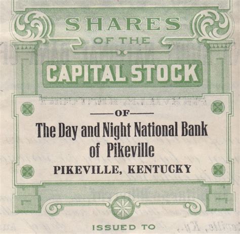 The Day Night National Bank Of Pikeville Pike County Historical Society