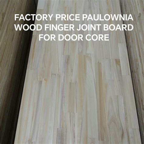 Paulownia Finger Joint Panel Interior Decoration A Grade Paulownia