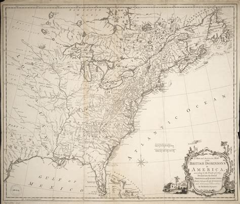 A New And Accurate Map Of The British Dominions In America According