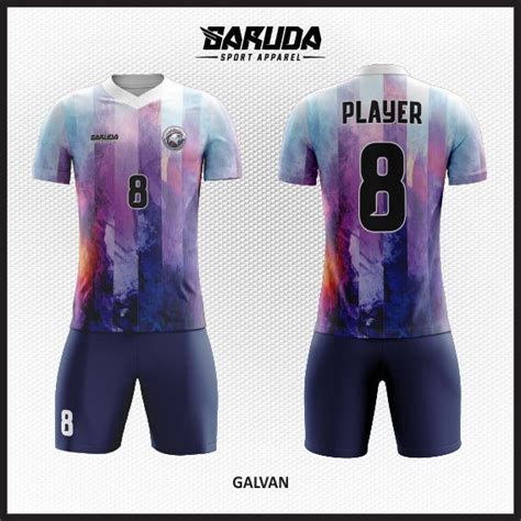 Desain Kostum Futsal Printing Galvan Gradasi Warna Artofit