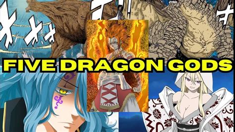 Five Dragon Gods Fairy Tail 100 Year Quest Anime Review YouTube