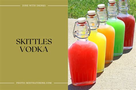 6 Skittles Cocktails That Will Tickle Your Tastebuds! | DineWithDrinks