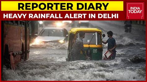 Delhi Rain Live Updates Severe Waterlogging In Delhi S Vasant Kunj