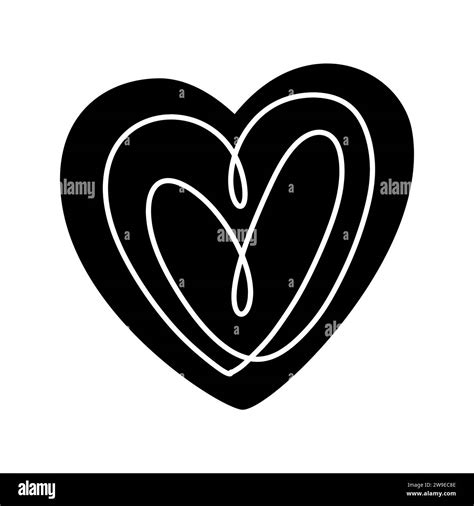 Pencil Heart Logo Icon Symbol Black And White Stock Photos And Images Alamy