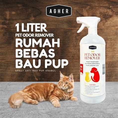 Jual Spray Penghilang Bau Kotoran Kucing 1 Liter Bau Pesing Anabul