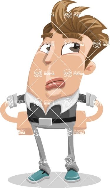 Funny Man Cartoon Vector Character 112 Illustrations Roll Eyes Graphicmama