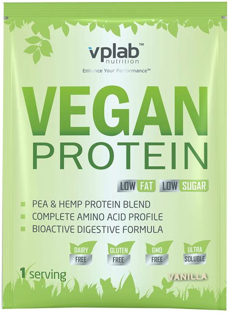 Протеин vplab Vegan Protein 500 гр ваниль купить в интернет