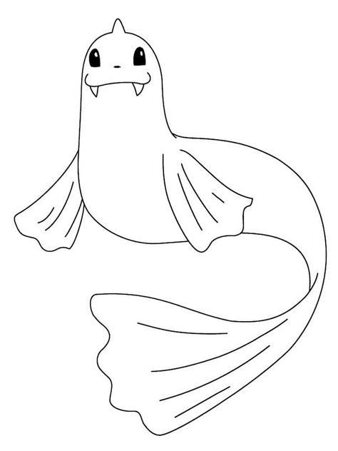 Dewgong Coloring Pages Free Pokemon Coloring Pages Printables