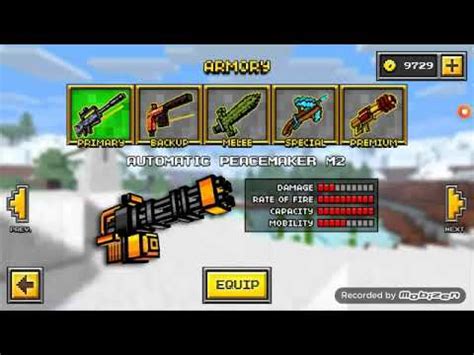 Pixel Gun D Automatic Peacemaker Youtube