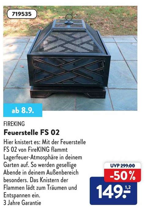 Fireking Feuerstelle Fs 02 Angebot Bei ALDI Nord