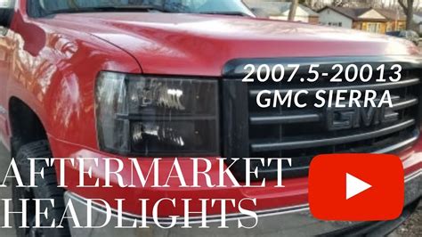 Install Aftermarket Headlights 07 13 Gmc Sierra How To Link In Description Youtube