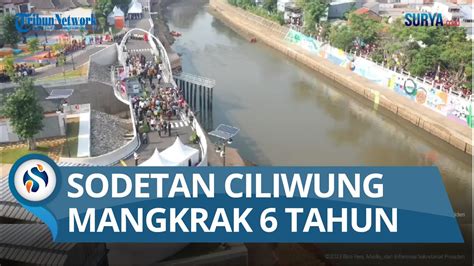 Presiden Jokowi Resmikan Sodetan Ciliwung Yang Sempat Mangkrak 6 Tahun