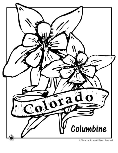 List Of Colorado Coloring Pages