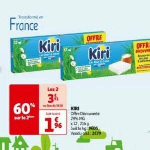 Anti Crise Fr Fromage En Portions Kiri Chez Auchan Et Auchan