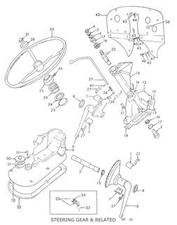 8n Ford Tractor Steering Gear Box Diagram