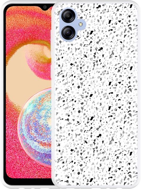 Cazy Hoesje Geschikt Voor Samsung Galaxy A04e Terrazzo Look Bol