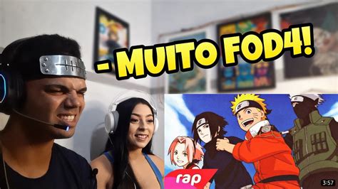 React Rap Do Kakashi Naruto Sasuke E Sakura TIME 7 NERD HITS