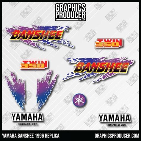 Yamaha Banshee Decals Stickers Replica Graphics Producer