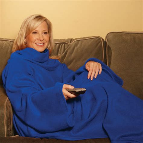 Buy Snuggie Fleece Blanket Blue At Best Store Online Shopping In