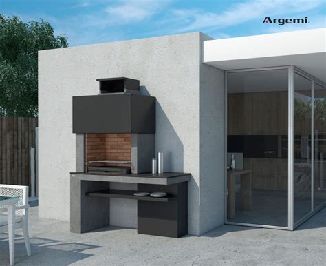 Modern Built In Barbecue MONACO Argemi Prefabricats