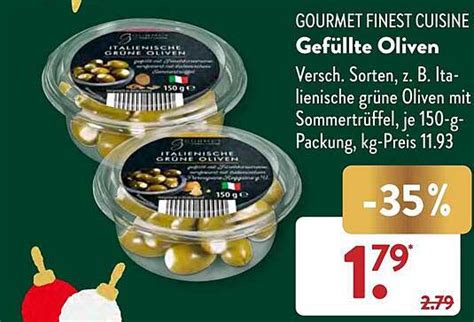 Gourmet Finest Cuisine Gef Llte Oliven Angebot Bei Aldi S D Prospekte De