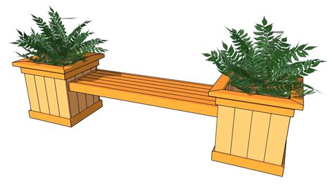 Planter Bench Plans