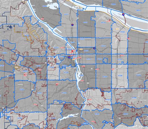 Top Portland Oregon Zip Code Maps