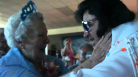 Elvis Singing To Olive On Her 90th Birthday Part 1 Youtube