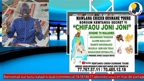 Revue De Presse Walf Fm Wolof Oumar Boune Khatab Gueye Du Vendredi 27